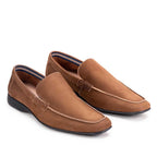 Mocassim Masculino Casual Fascar Viseu Marrom Em Couro