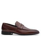 Mocassim Masculino Social Fascar Penny Loafer Marrom Em Couro