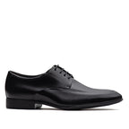 Sapato Masculino Social Fascar Derby Preto Em Couro