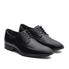 Sapato Masculino Social Fascar Derby Preto Em Couro