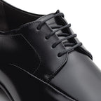 Sapato Masculino Social Fascar Derby Preto Em Couro
