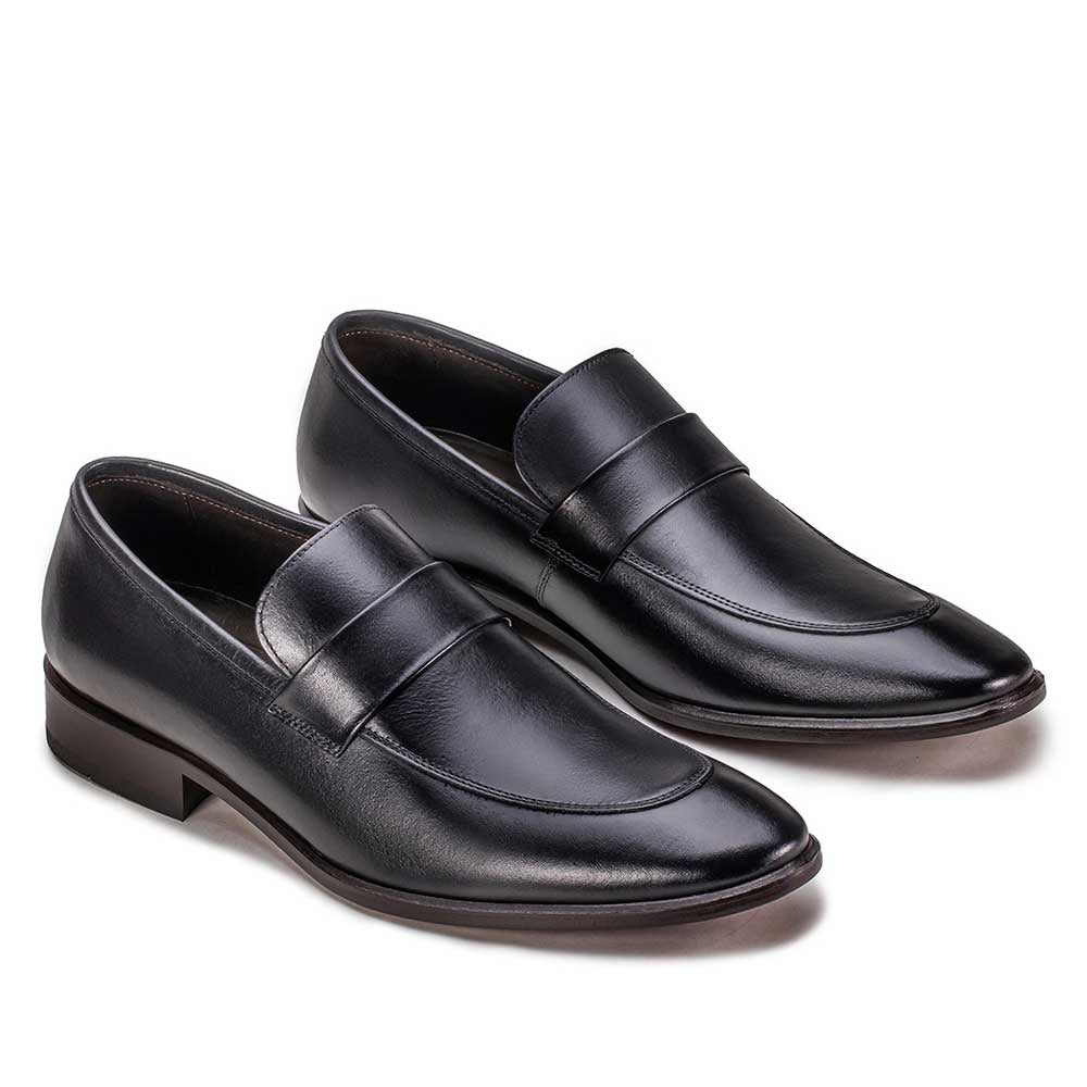 Mocassim Masculino Social Fascar Faro Em Couro