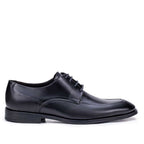 Sapato Masculino Social Fascar Derby Preto Em Couro