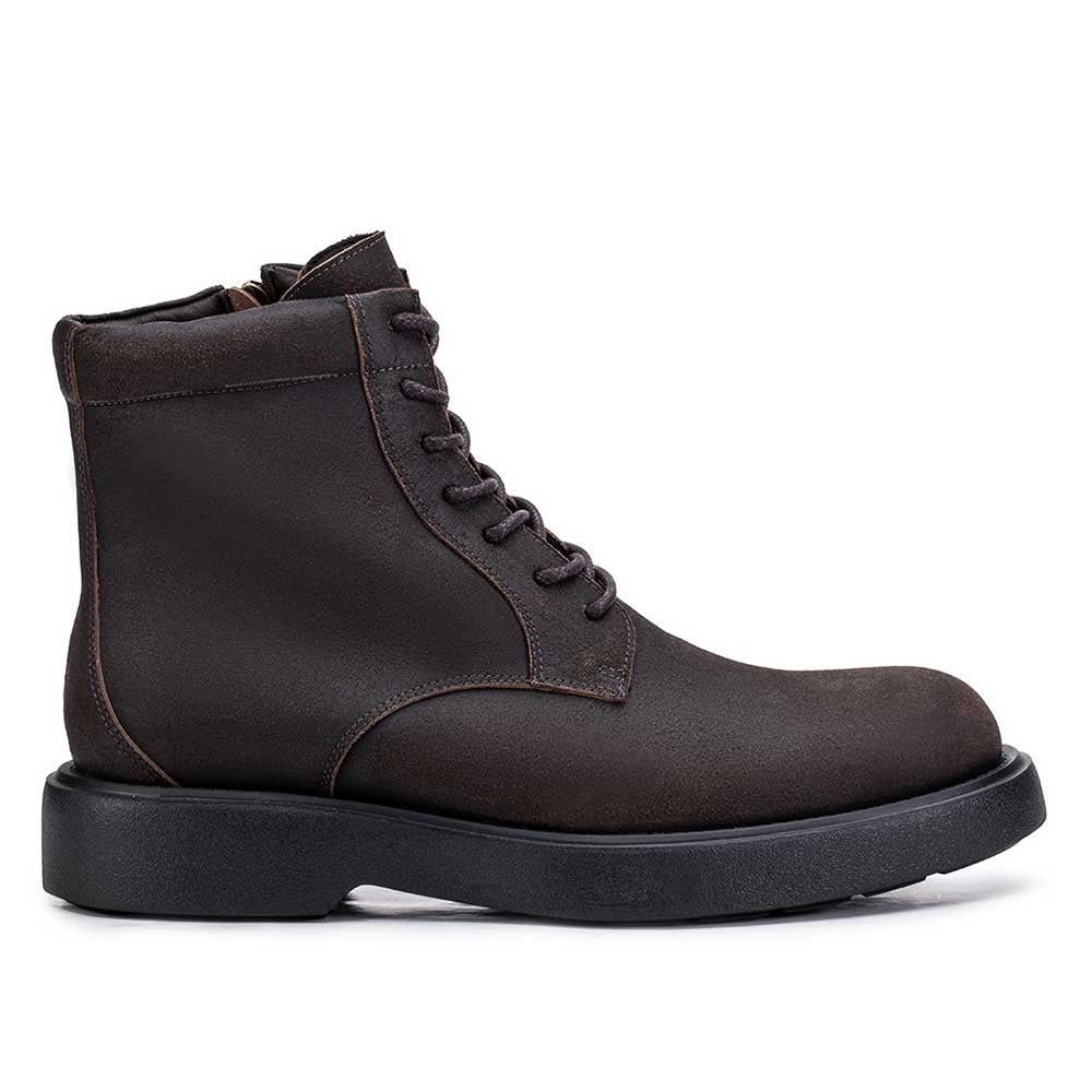 Bota Masculina Casual Fascar Lite Marrom Em Couro