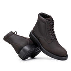 Bota Masculina Casual Fascar Lite Marrom Em Couro