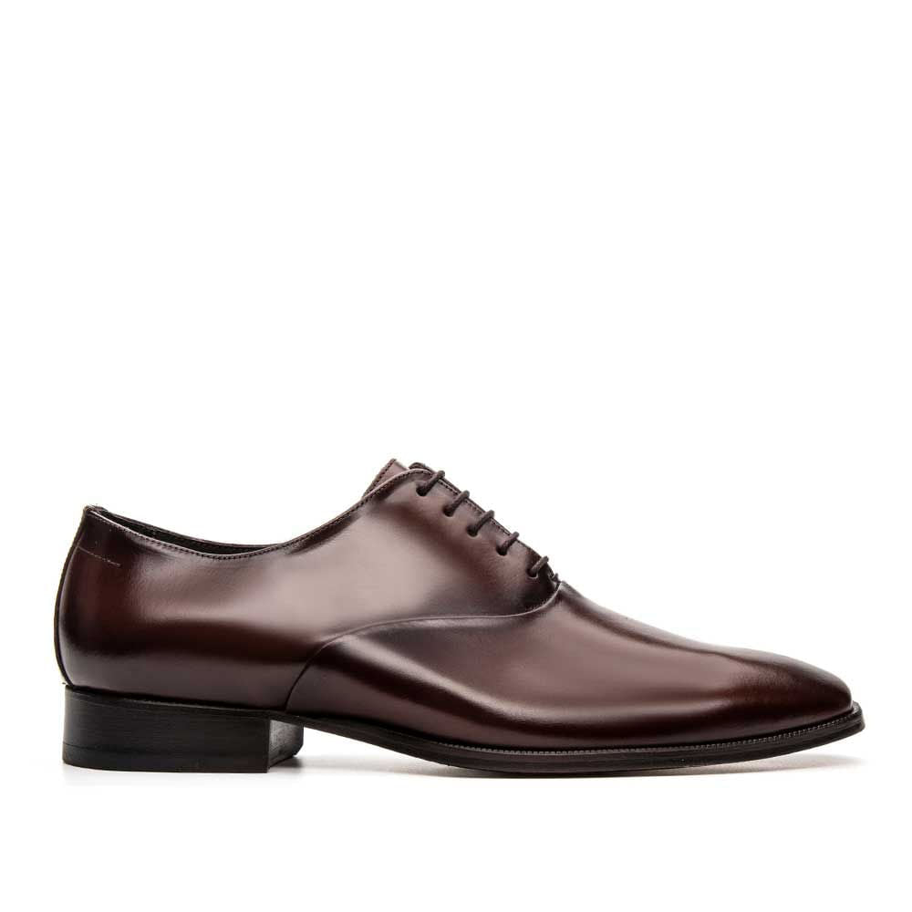 Sapato Masculino Social Fascar Oxford Marrom em Couro
