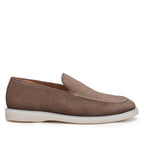 Mocassim Masculino Casual Fascar Sagres Bege Em Couro
