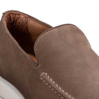 Mocassim Masculino Casual Fascar Sagres Bege Em Couro