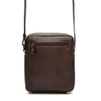 Bolsa Masculina Shoulder Bag Fascar Marrom em Couro