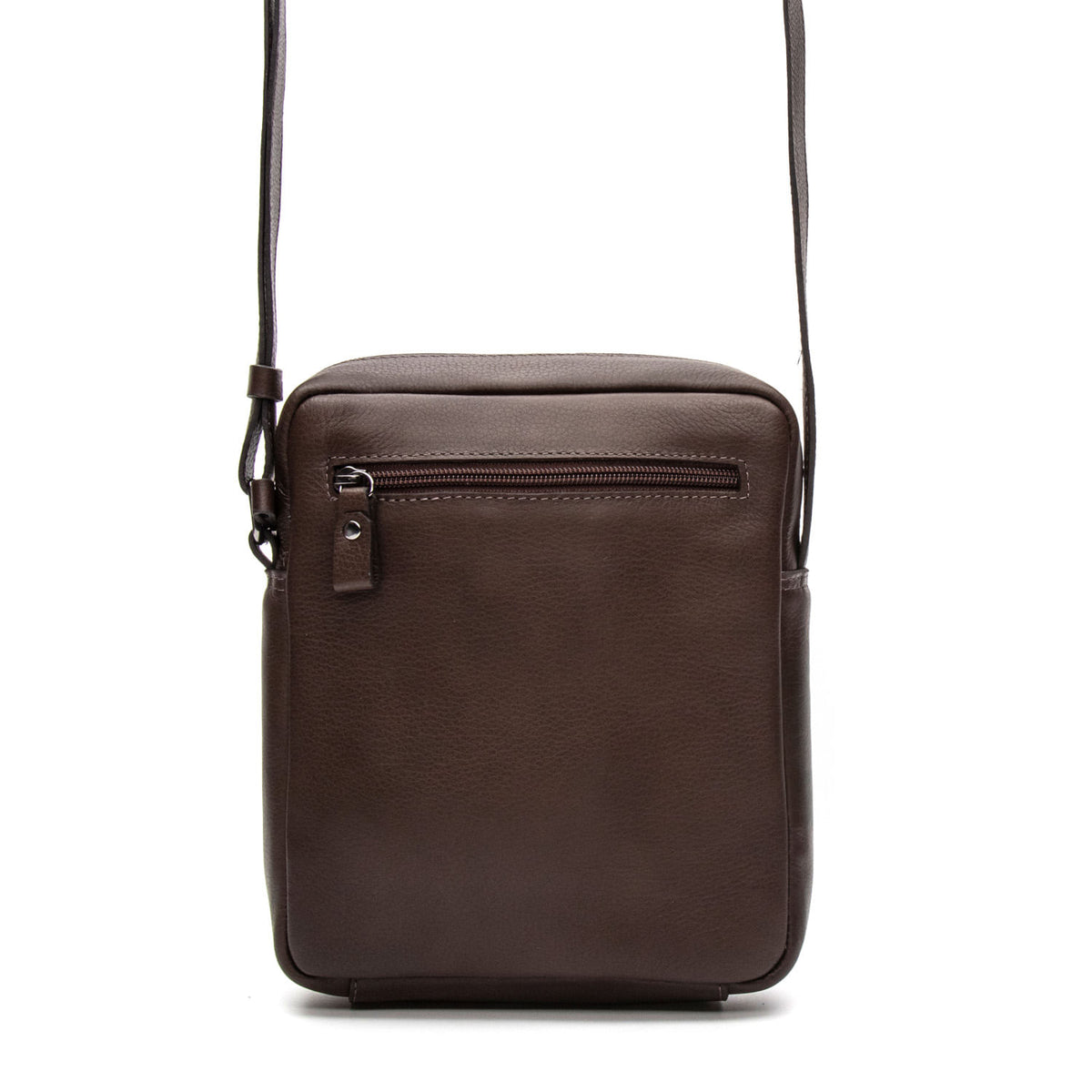 Bolsa Masculina Shoulder Bag Fascar Marrom em Couro