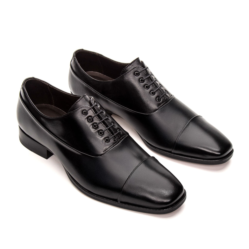Sapato Masculino Social Fascar Oxford Preto em Couro