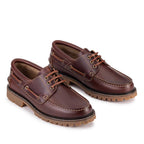 Docksider Masculino Fascar Whisky em Couro