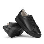 Tênis Masculino Casual Fascar Preto em Couro