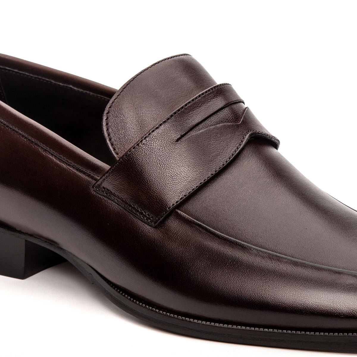 Mocassim Masculino Social Fascar Penny Loafer Marrom em Couro