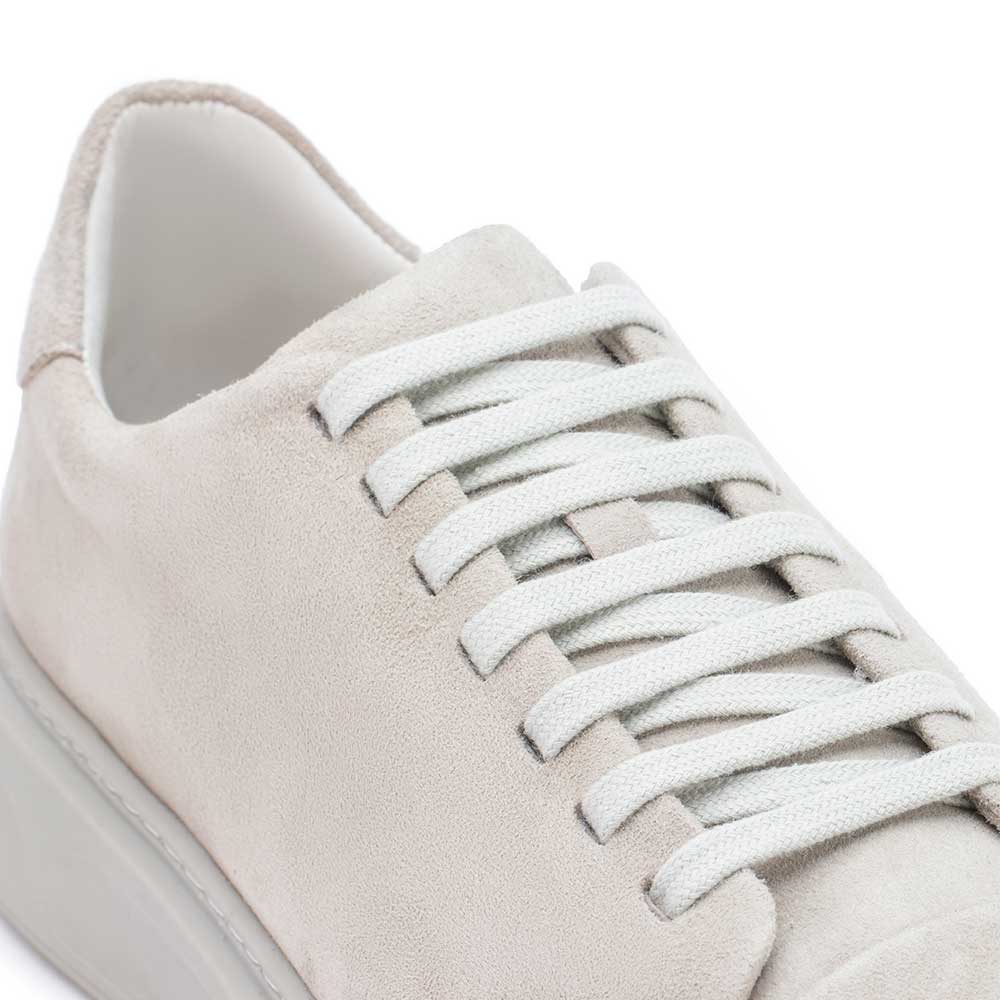 Tênis Masculino Casual Fascar Cinza em Couro