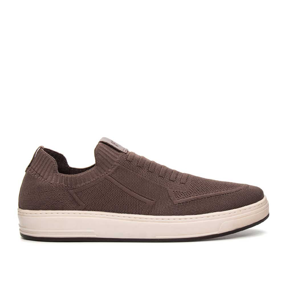 Tênis Casual Masculino Fascar IZI Marrom em Knit