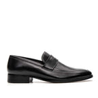 Mocassim Masculino Social Fascar Penny Loafer Preto em Couro