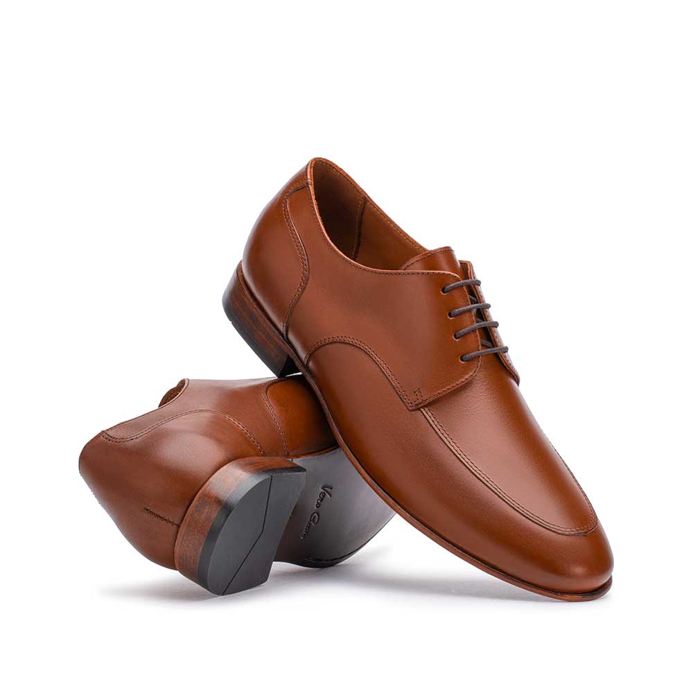 Sapato Masculino Social Fascar Marrom Em Couro