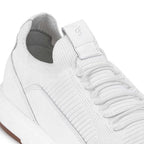 Tênis Masculino Casual Fascar Izi Branco Em Knit