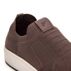 Tênis Casual Masculino Fascar IZI Marrom em Knit