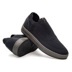 Tênis Casual Masculino Fascar IZI Cinza em Knit