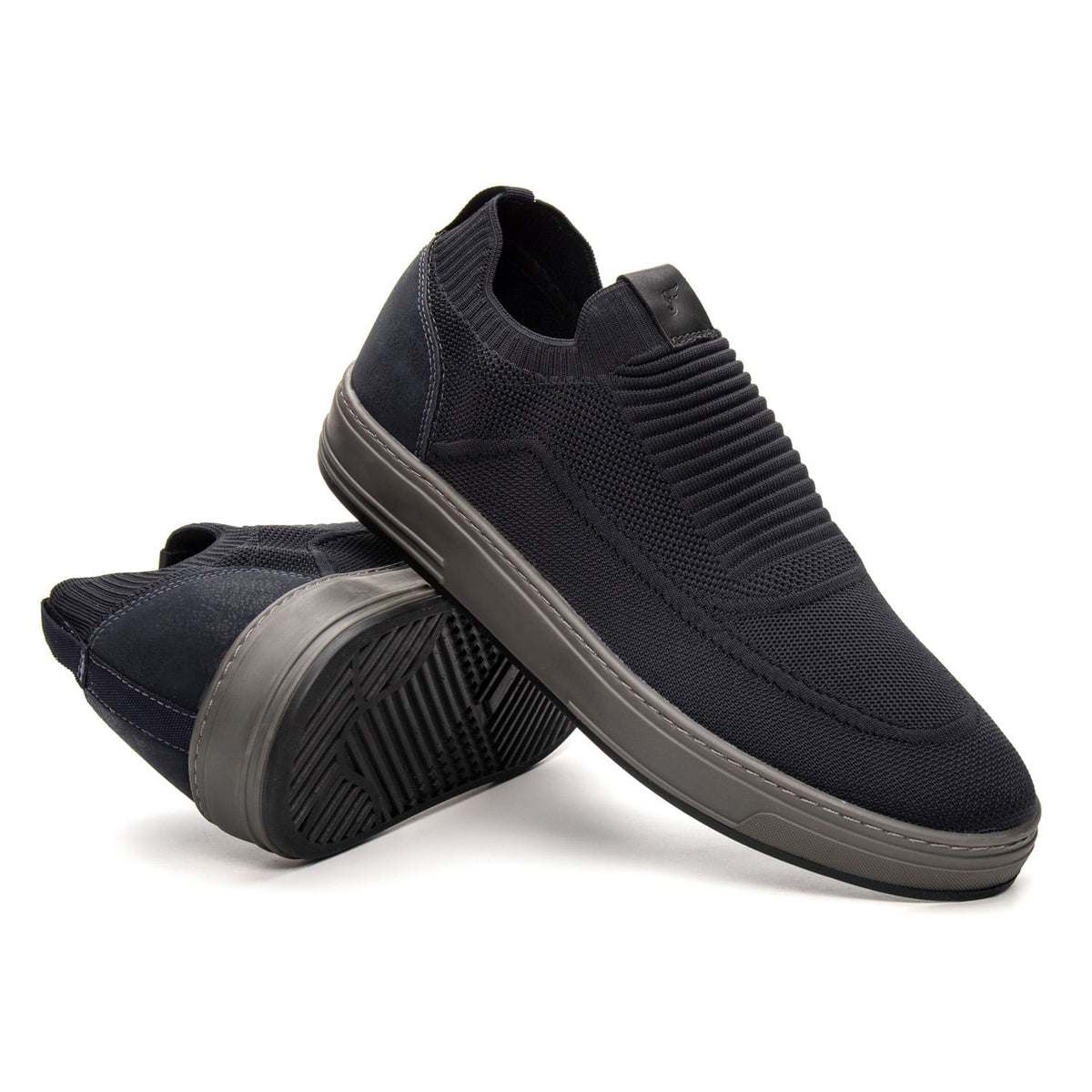Tênis Casual Masculino Fascar IZI Cinza em Knit