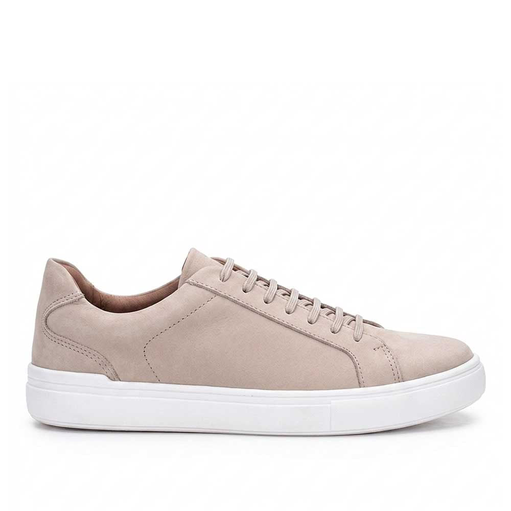 Sapatênis Masculino Casual Fascar Braga Off-White Em Couro
