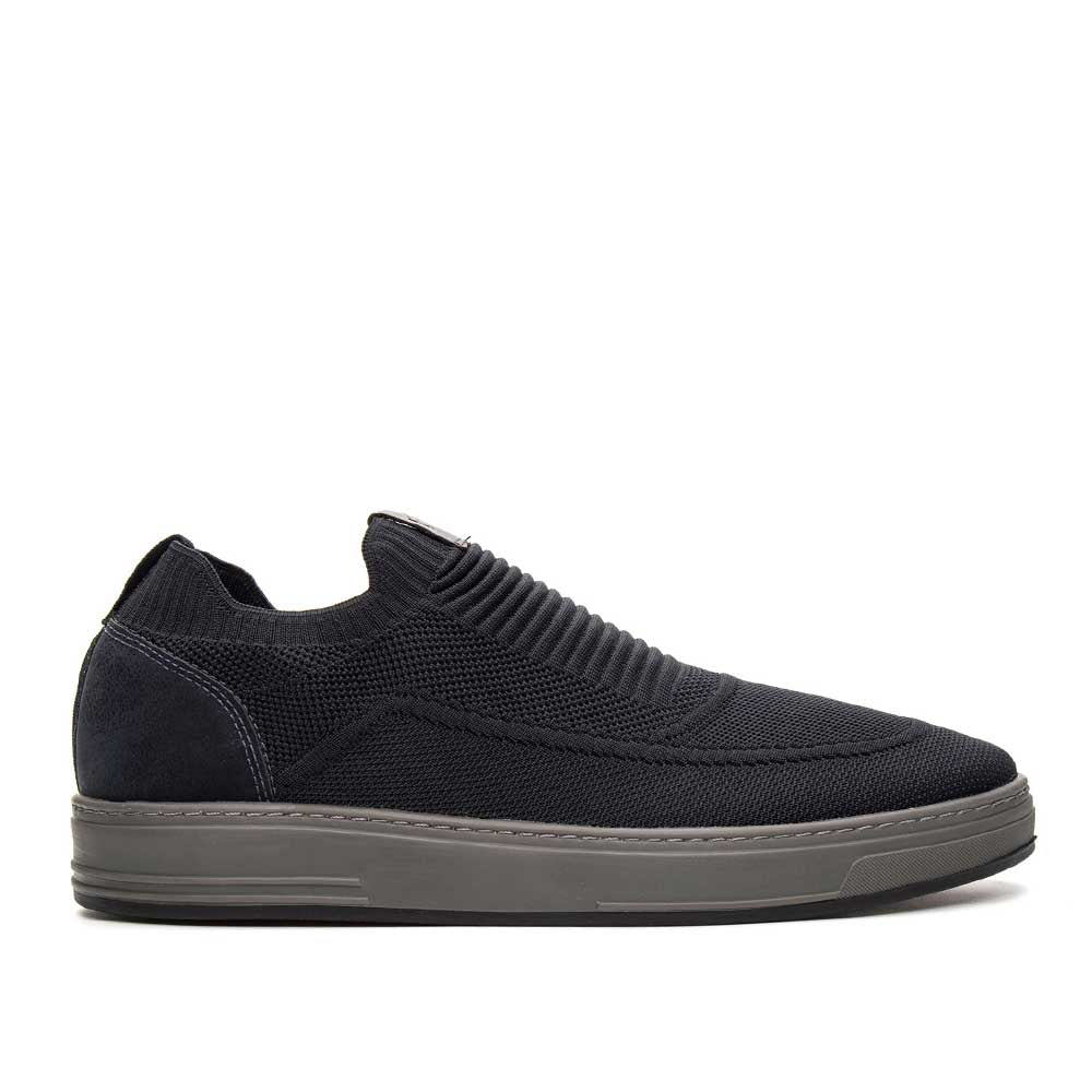 Tênis Casual Masculino Fascar IZI Cinza em Knit