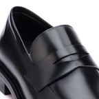 Mocassim Masculino Social Penny Loafer Fascar Preto em Couro