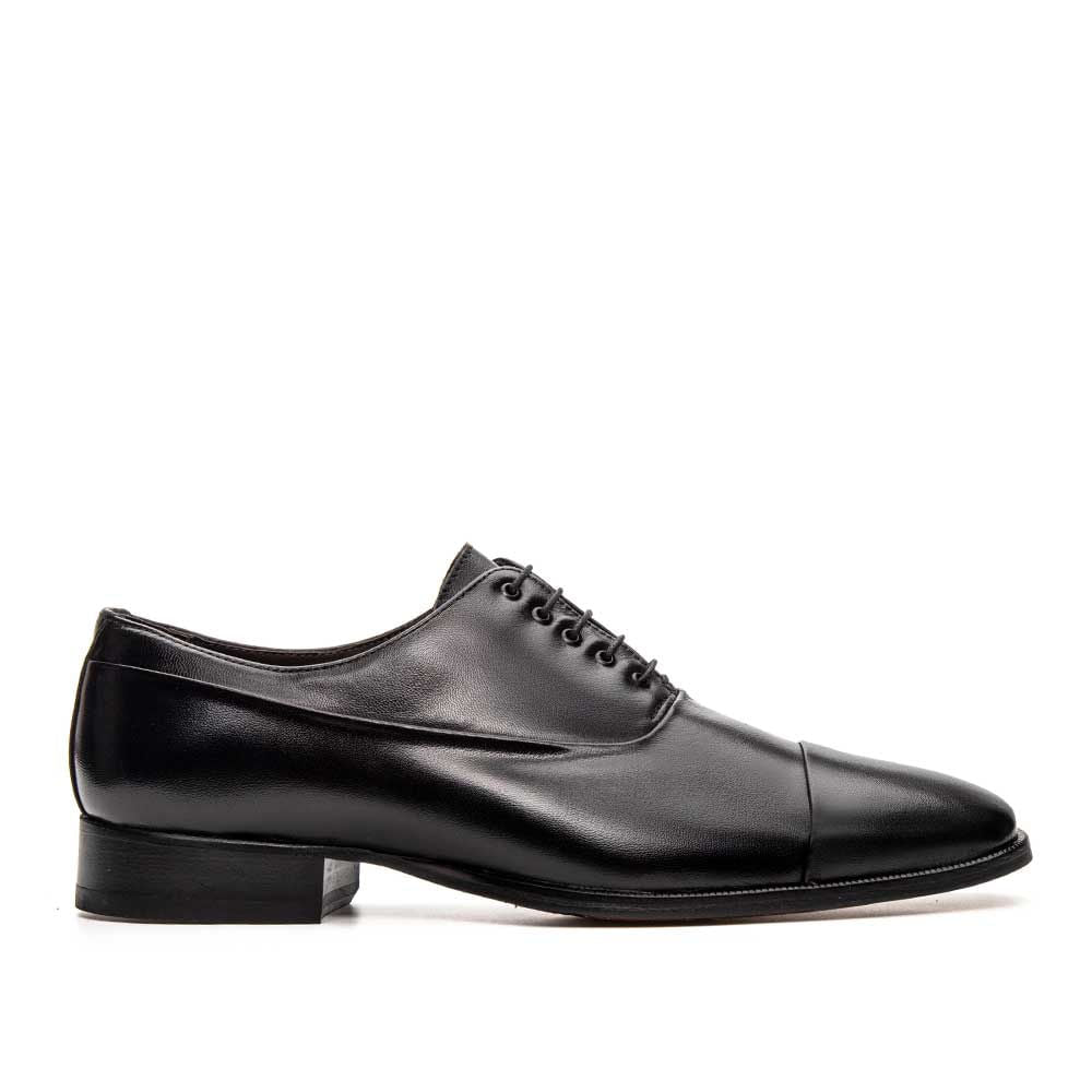 Sapato Masculino Social Fascar Oxford Preto em Couro