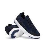 Tênis Masculino Casual Fascar Izi Azul-Marinho Em Knit