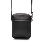 Bolsa Masculina Shoulder Bag Fascar Preta em Couro