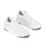 Tênis Masculino Casual Fascar Izi Branco Em Knit