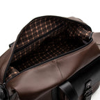 Bolsa Masculina de Viagem Fascar Marrom em Couro