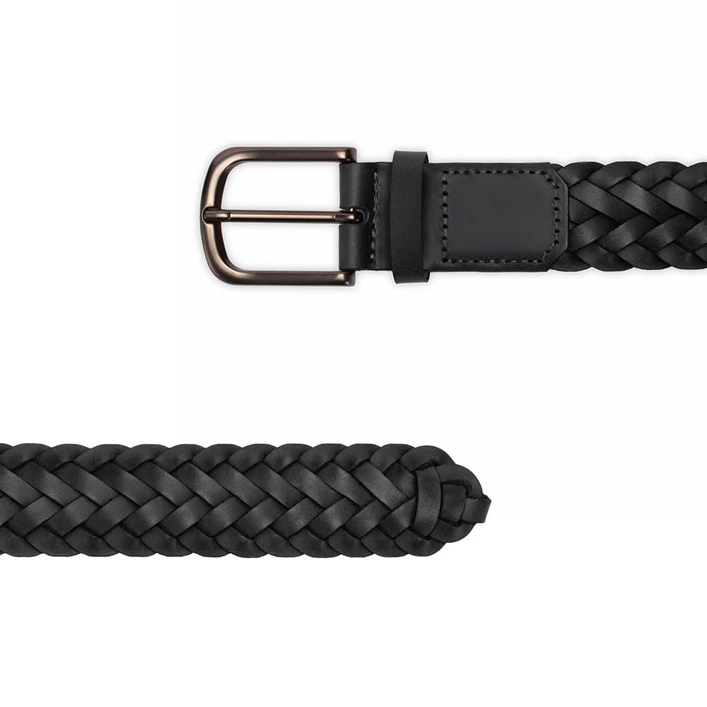 Cinto Masculino Casual Fascar Preto em Couro
