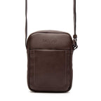 Bolsa Masculina Shoulder Bag Fascar Marrom em Couro