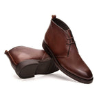 Bota Masculina Social Fascar Marrom em Couro