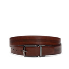 Cinto Masculino Casual Fascar Dupla Face Em Couro