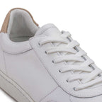 Tênis Feminino Fascar Branco Em Couro