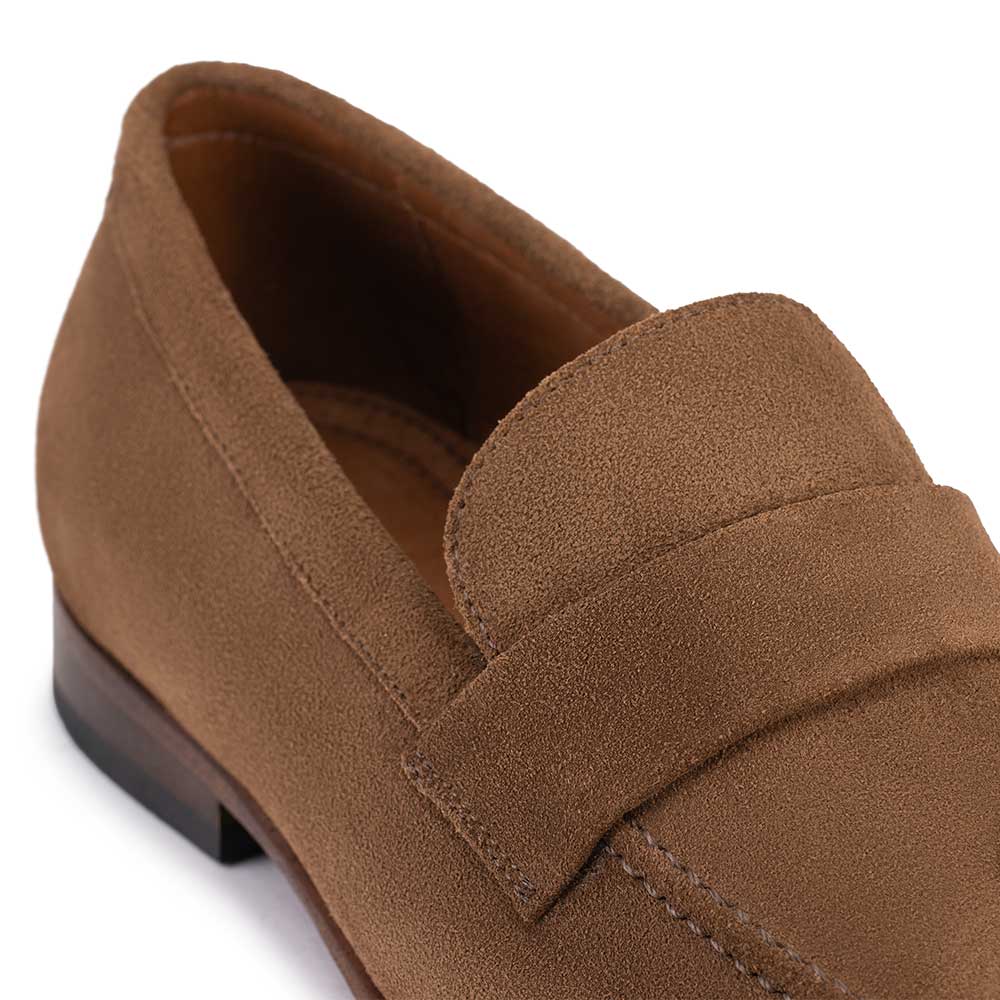 Mocassim Masculino Casual Fascar Marrom em Couro