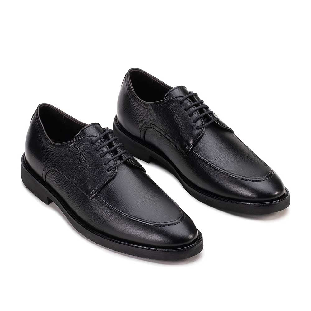 Sapato Masculino Social Fascar Derby Preto em Couro