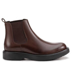 Bota Masculina Casual Fascar LITE Chelsea Marrom em Couro