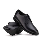 Sapato Masculino Social Derby Fascar Marrom em Couro