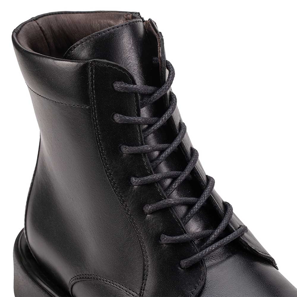 Bota Masculina Casual Fascar LITE Preta em Couro