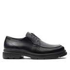 Sapato Masculino Casual Fascar Lite Derby Preto Em Couro