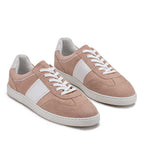 Tênis Feminino Fascar Rosa Em Couro
