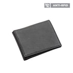 Carteira Masculina Fascar Preta Em Couro Com Proteção Rfid
