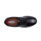 Sapato Masculino Social Fascar Lite Derby Preto Em Couro