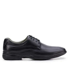 Sapato Masculino Social Fascar Derby Preto Em Couro