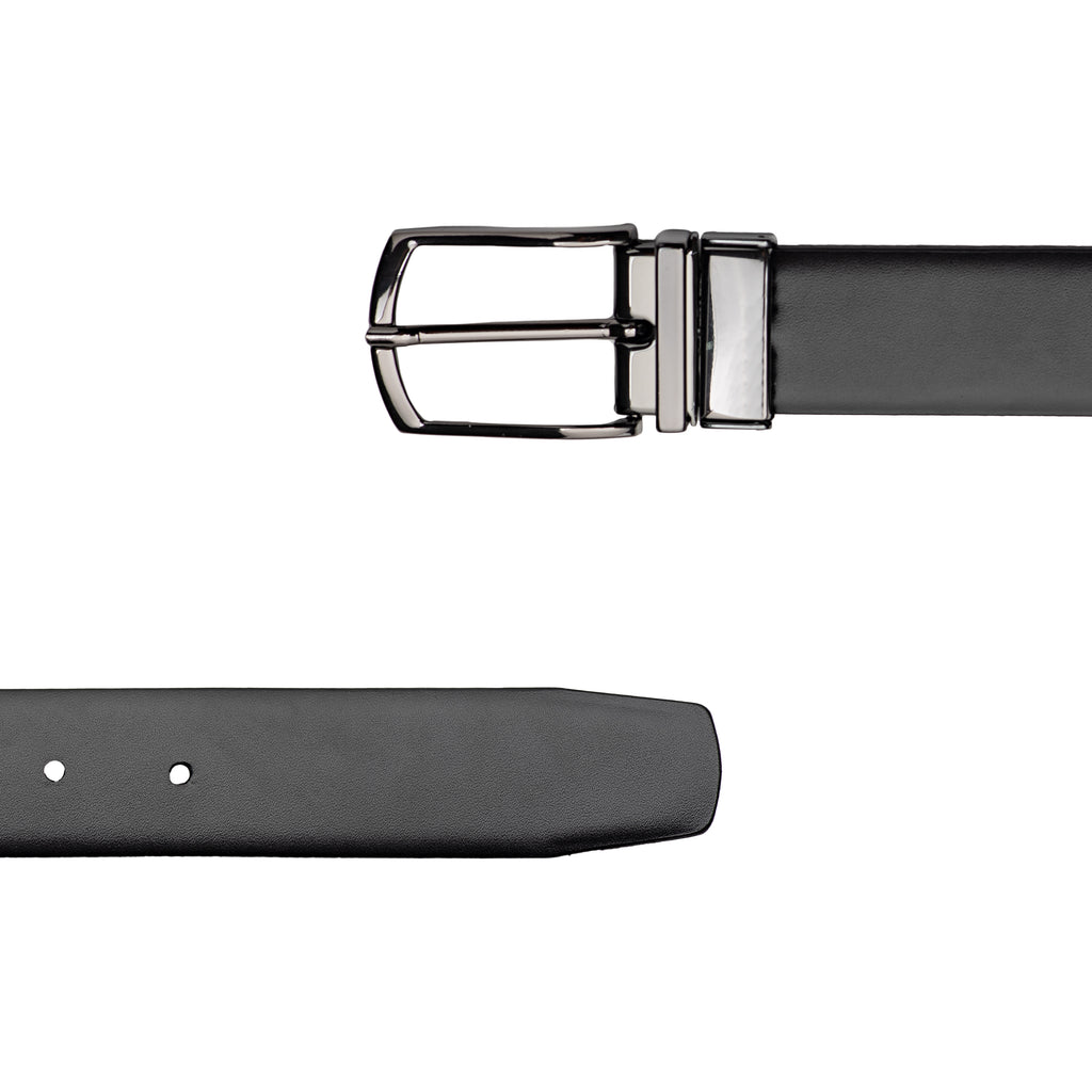 Cinto Masculino Casual Fascar Dupla Face Em Couro